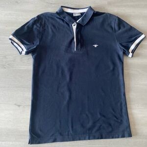 Dior Dark Blue Polo with White Accents